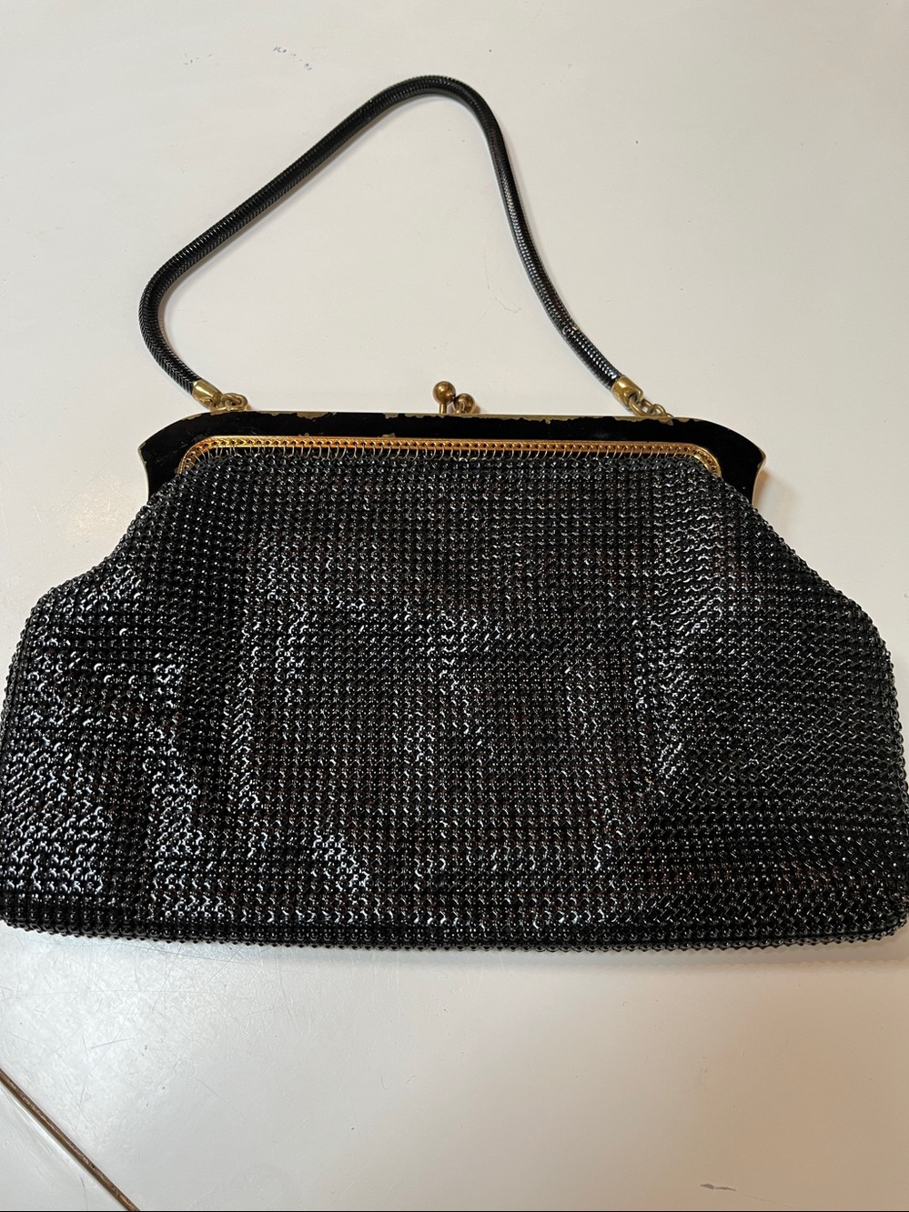 VINTAGE OROTON Vintage Black MESH Women’s Evening Bag